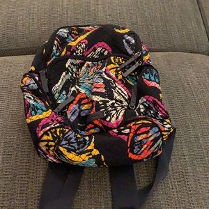 Vera Bradley Small Navy Butterfly Flutter BackPack